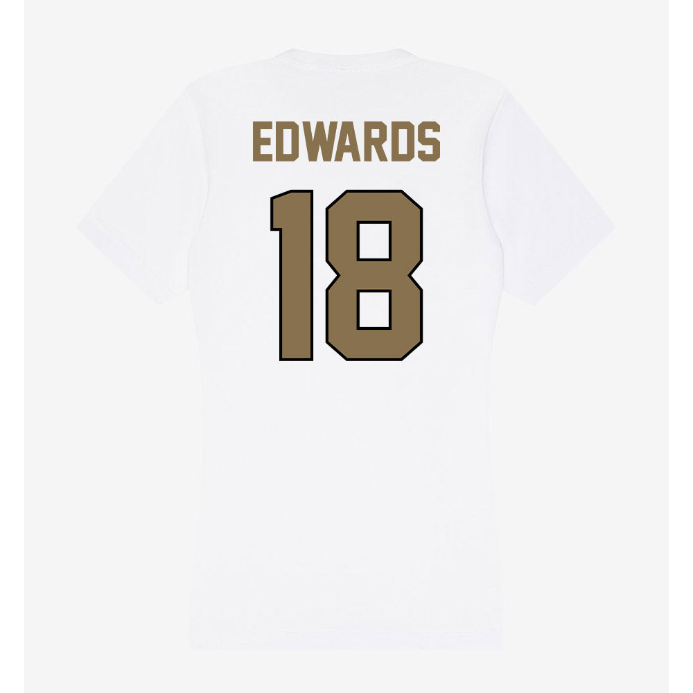 Bryant - NCAA Women's Soccer : Grayson Edwards - Women's V-Neck T-Shirt-1