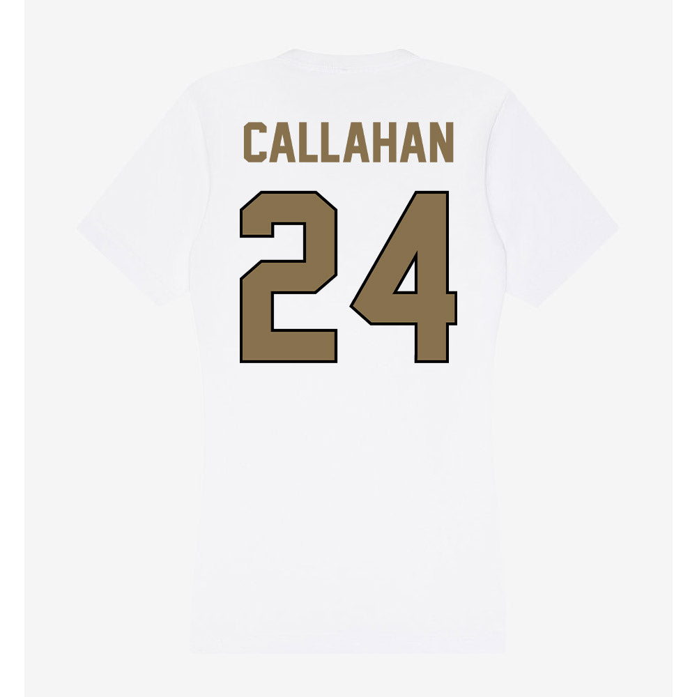 Bryant - NCAA Women's Soccer : Delaney Callahan - Women's V-Neck T-Shirt-1