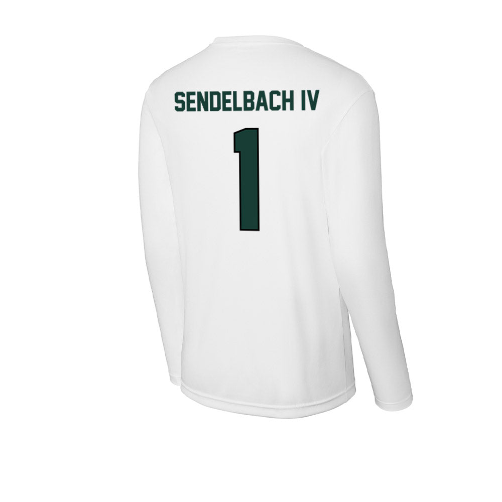 Lake Erie College - NCAA Men's Lacrosse : Joey Sendelbach IV - Activewear Long Sleeve T-Shirt-1