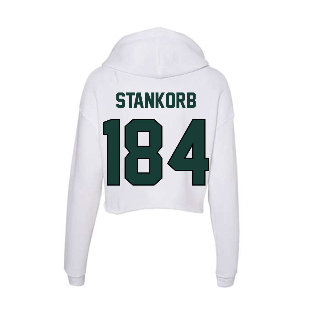 Lake Erie College - NCAA Wrestling : Marky Stankorb - Women's Crop Fleece Hoodie-1