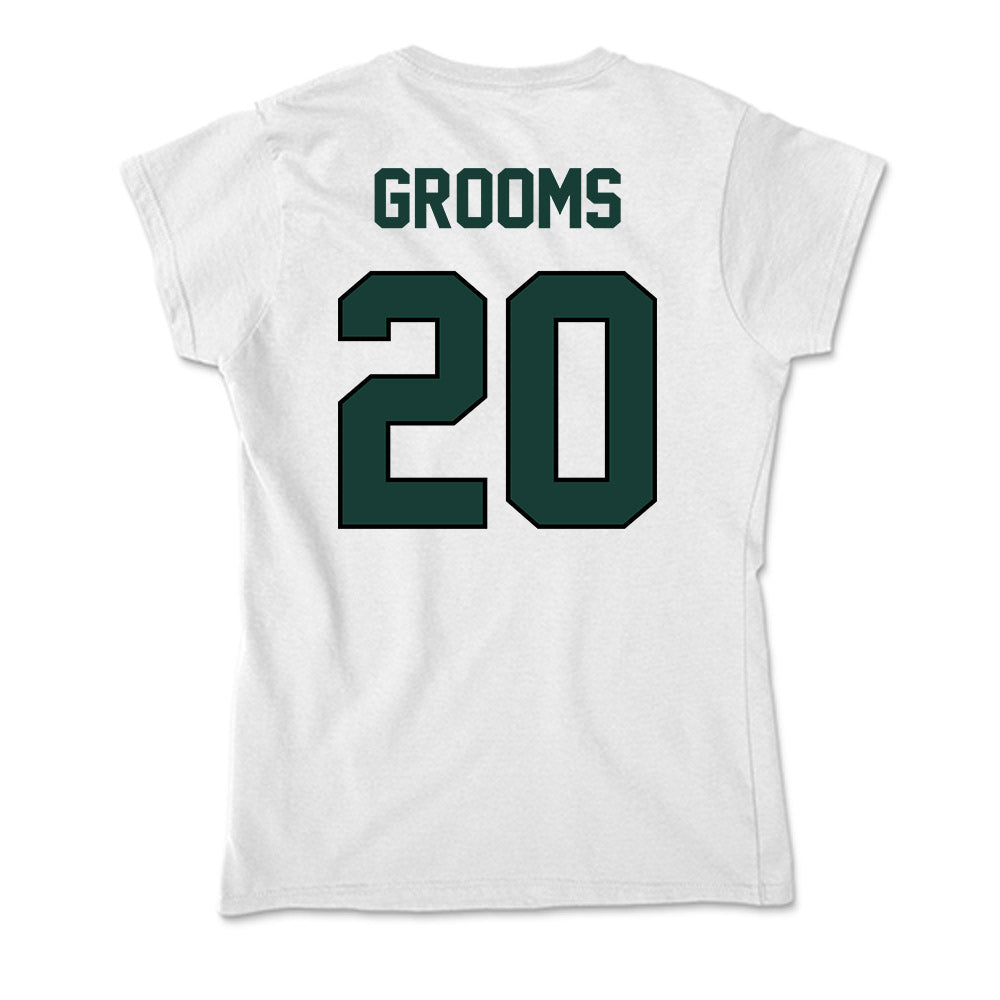 Lake Erie College - NCAA Men's Basketball : Notorious Grooms - Soft Style Women’s T-Shirt-1