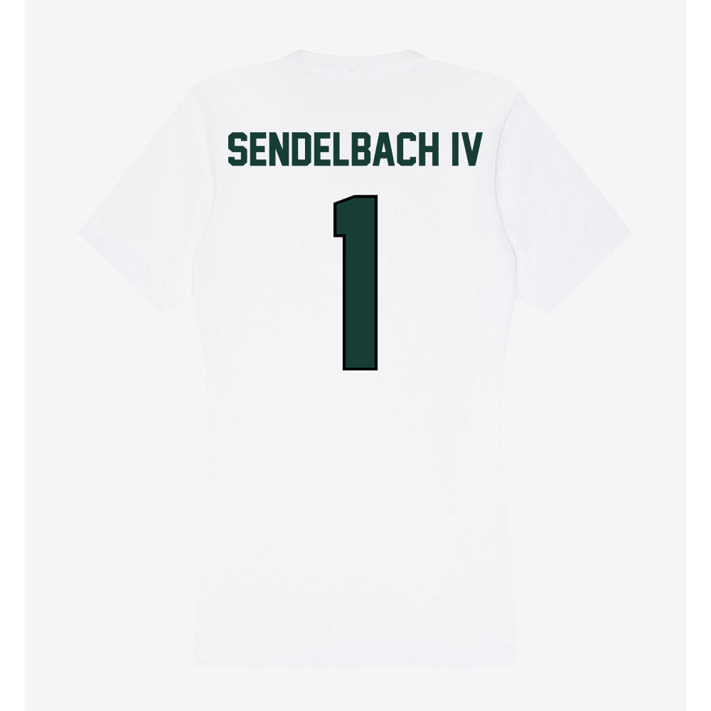 Lake Erie College - NCAA Men's Lacrosse : Joey Sendelbach IV - Women's V-Neck T-Shirt-1
