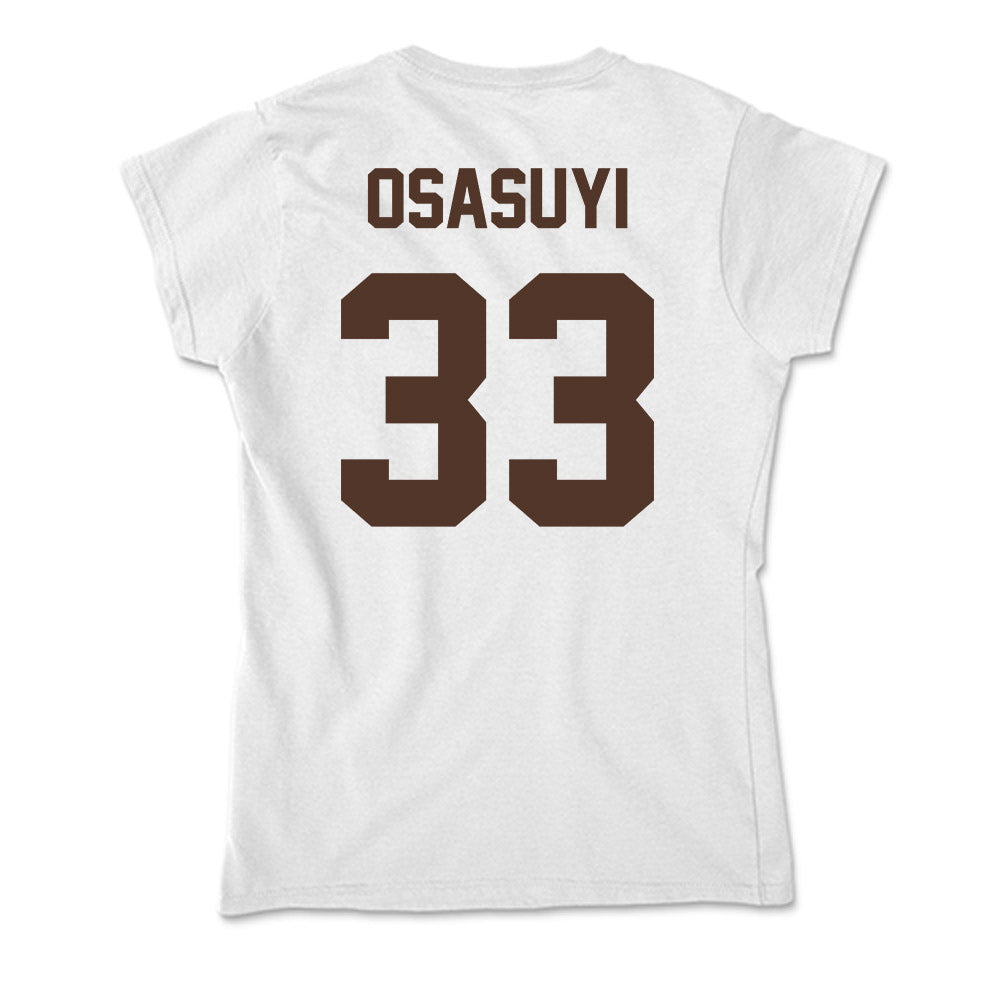 St. Bonaventure - NCAA Men's Basketball : Andrew Osasuyi - Soft Style Women’s T-Shirt-1