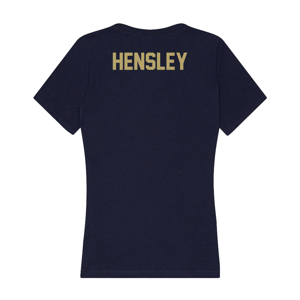 UC Davis - NCAA Men's Track & Field : Caveli Hensley - Women's V-Neck T-Shirt-1