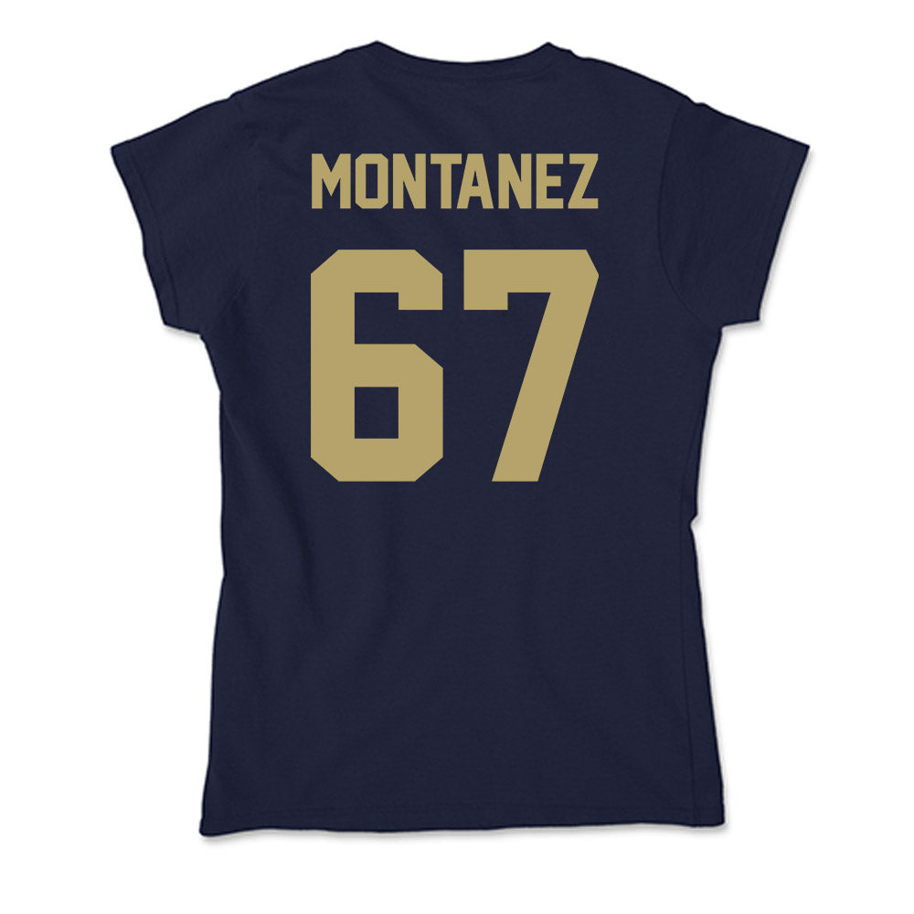 UC Davis - NCAA Football : Jayden Montanez - Soft Style Women’s T-Shirt-1