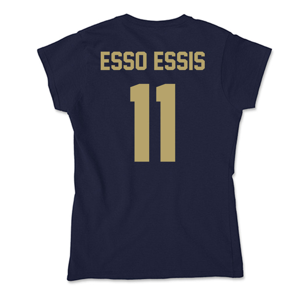 UC Davis - NCAA Men's Basketball : Ylan Esso Essis - Soft Style Women’s T-Shirt-1