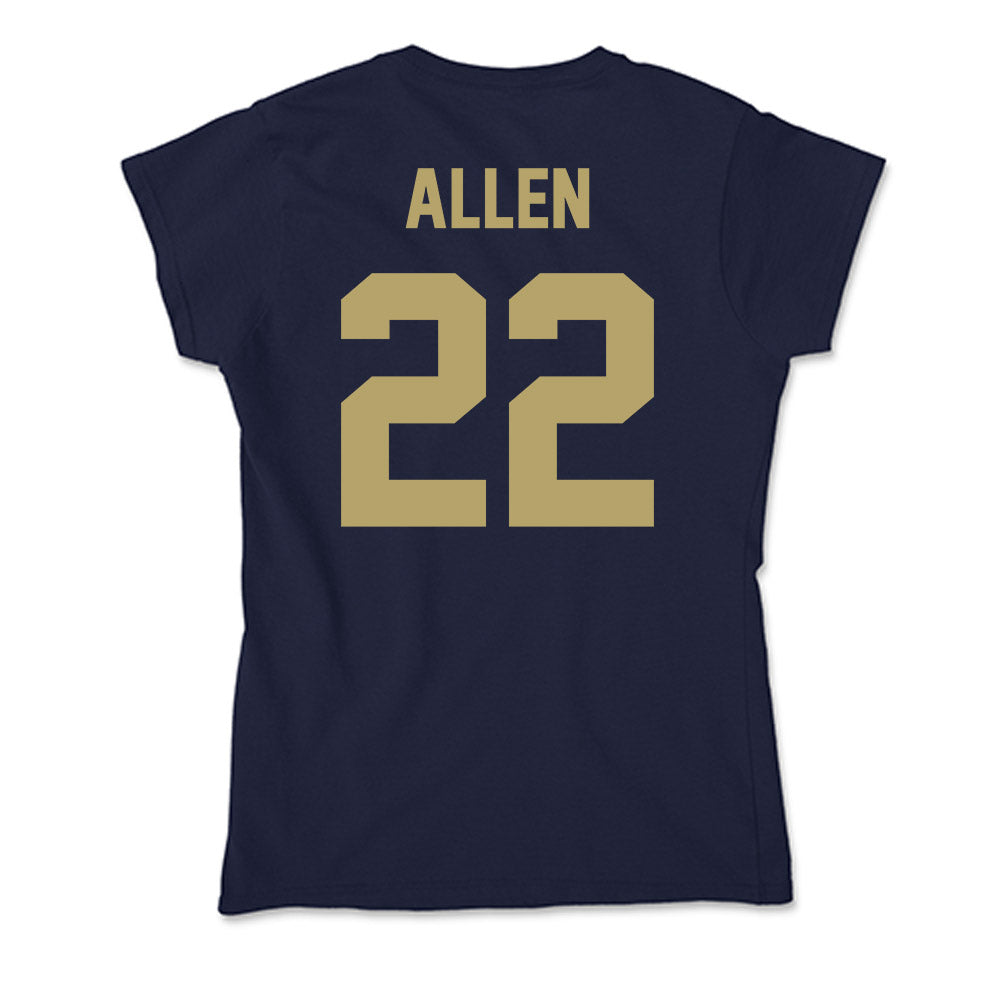 UC Davis - NCAA Football : Charlie Allen - Soft Style Women’s T-Shirt-1