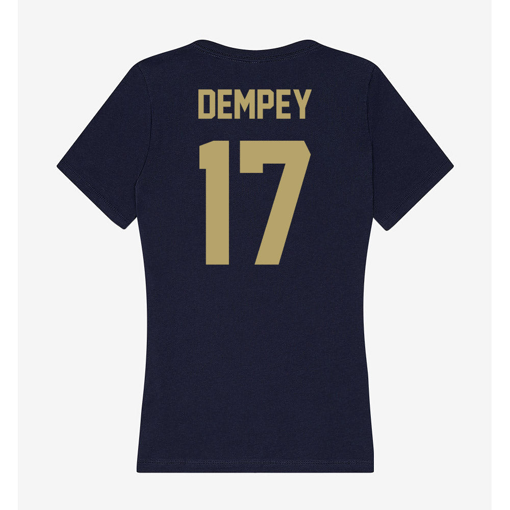UC Davis - NCAA Women's Field Hockey : Jamie Dempey - Women's V-Neck T-Shirt-1