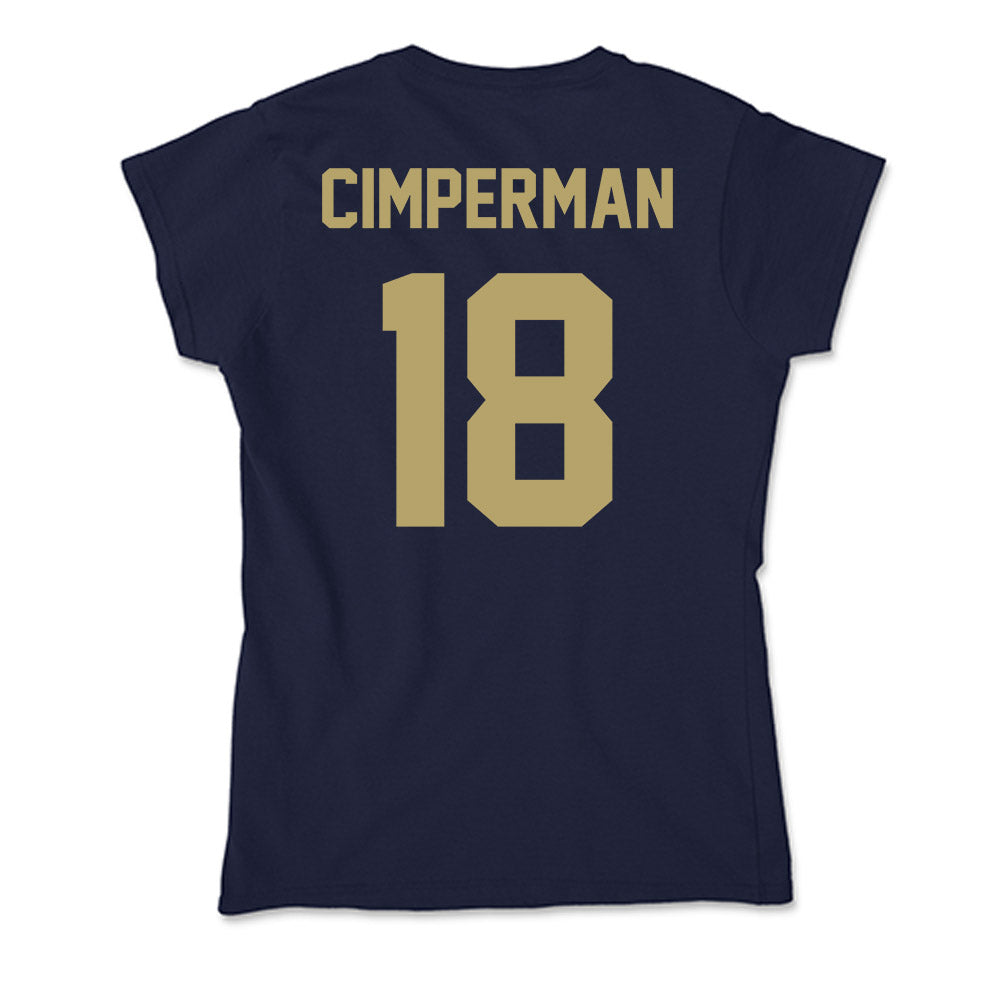 UC Davis - NCAA Women's Lacrosse : Annie Cimperman - Soft Style Women’s T-Shirt-1