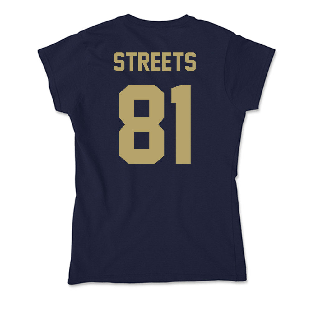 UC Davis - NCAA Football : LaDanian Streets - Soft Style Women’s T-Shirt-1
