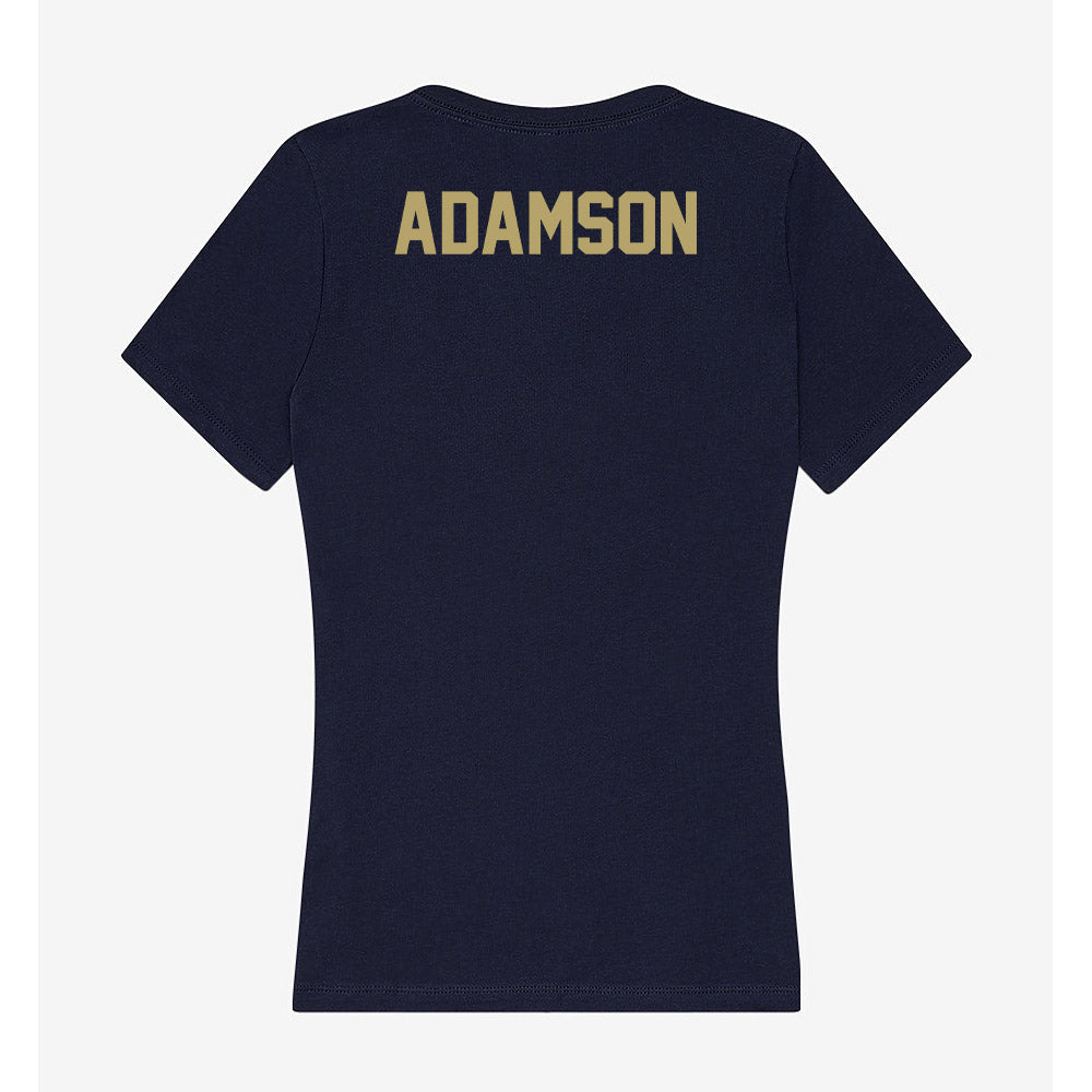 UC Davis - NCAA Equestrian : Avery Adamson - Women's V-Neck T-Shirt-1