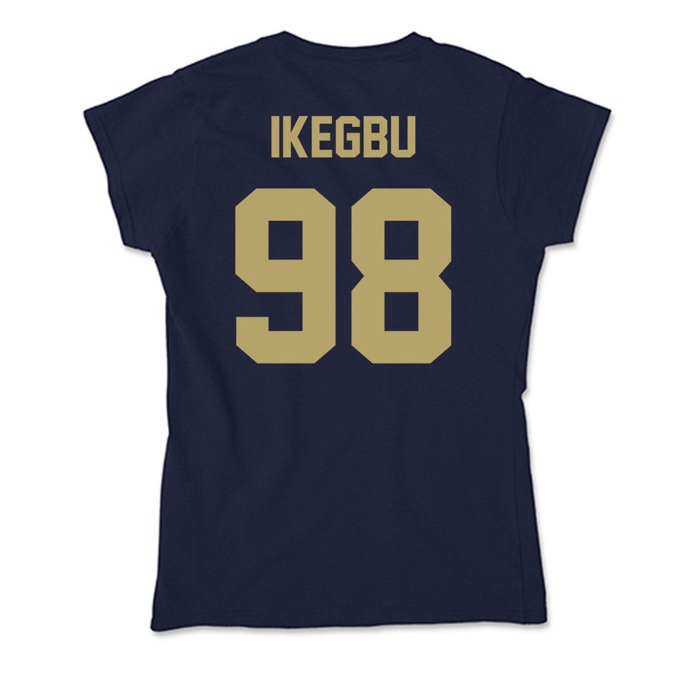 UC Davis - NCAA Football : Ike Ikegbu - Soft Style Women’s T-Shirt-1