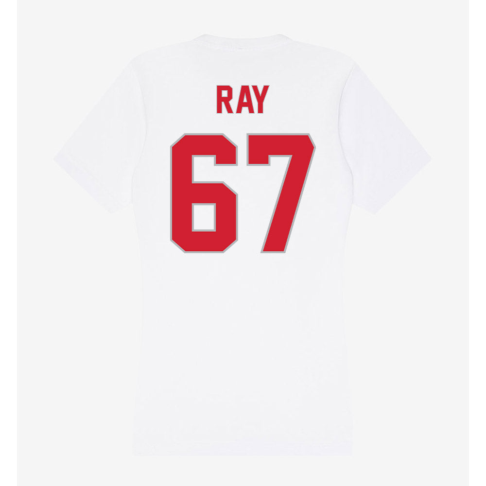 Western Kentucky - NCAA Football : Tai Ray - Women's V-Neck T-Shirt-1