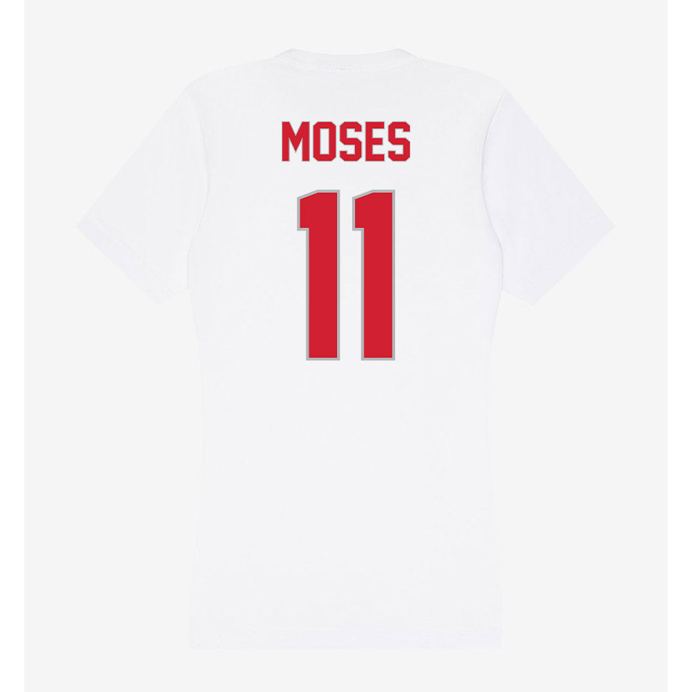 Western Kentucky - NCAA Football : Canyon Moses - Women's V-Neck T-Shirt-1