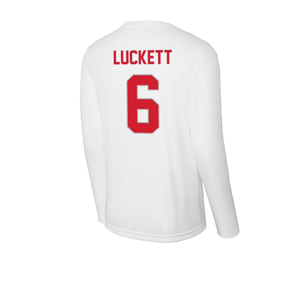 Western Kentucky - NCAA Baseball : Logan Luckett - Activewear Long Sleeve T-Shirt-1