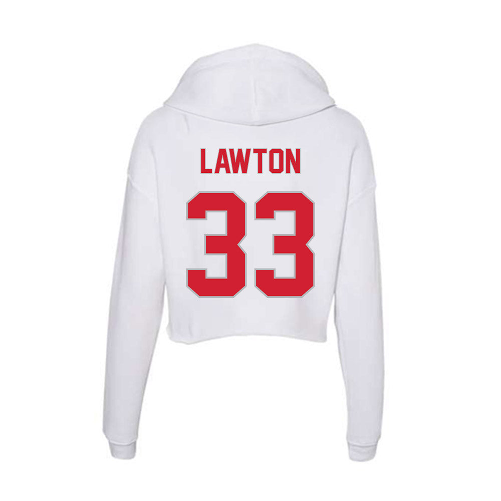 Western Kentucky - NCAA Football : Zeiqui Lawton - Women's Crop Fleece Hooded Sweatshirt-1