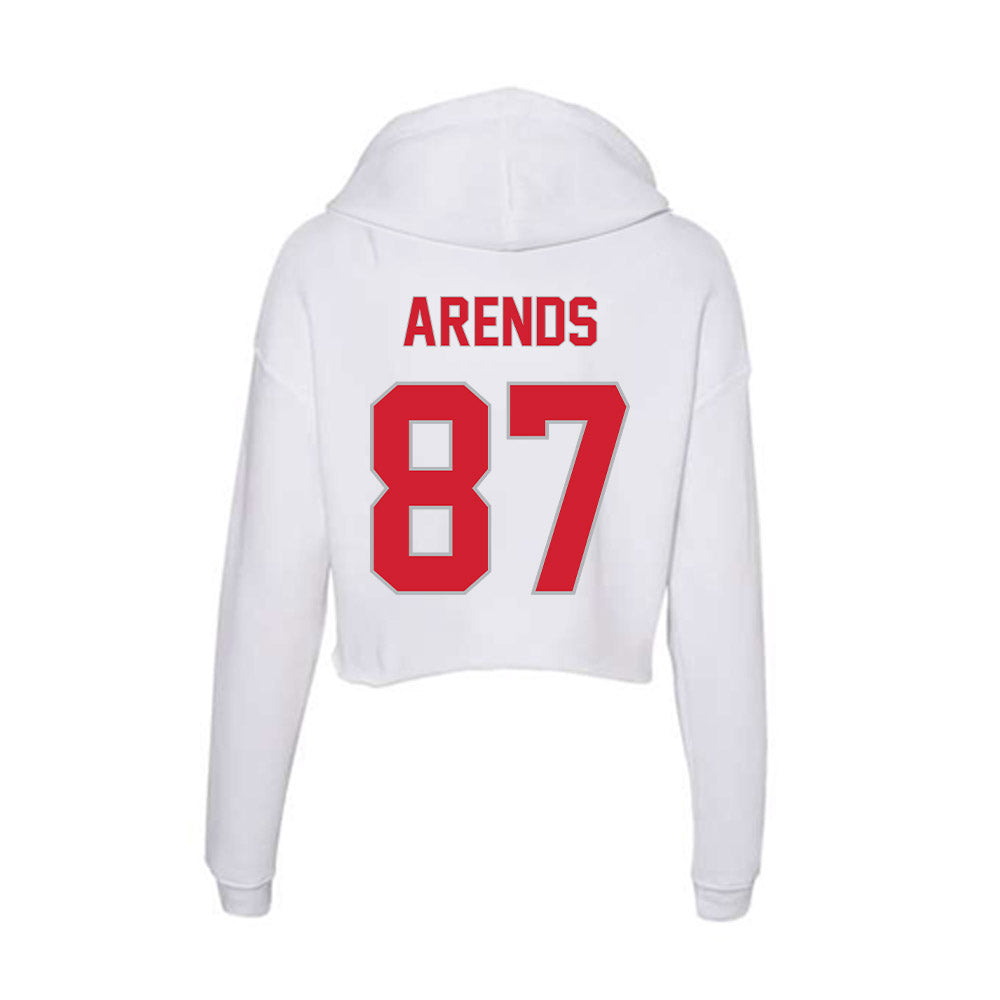 Western Kentucky - NCAA Football : Coleson Arends - Women's Crop Fleece Hoodie-1