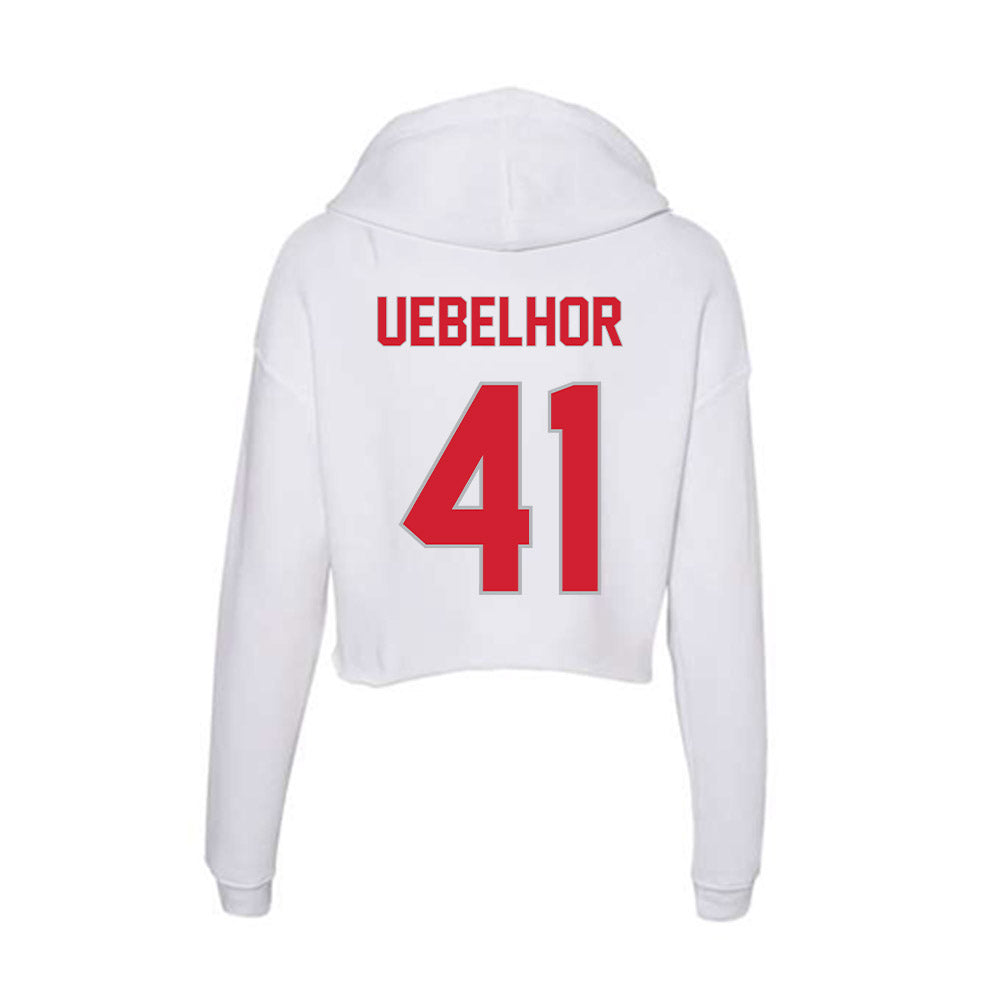 Western Kentucky - NCAA Baseball : Mick Uebelhor - Women's Crop Fleece Hoodie-1