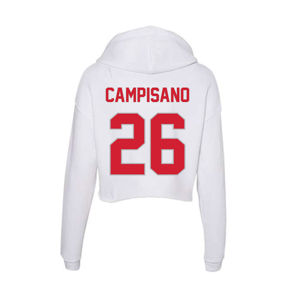 Western Kentucky - NCAA Softball : Lauren Campisano - Women's Crop Fleece Hoodie-1