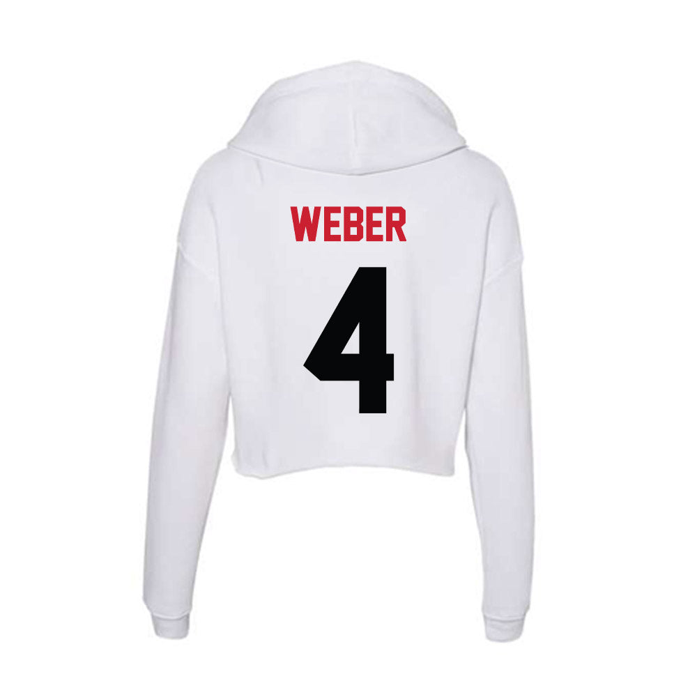 SEMO - NCAA Football : Johnny Weber - Women's Crop Fleece Hoodie-1