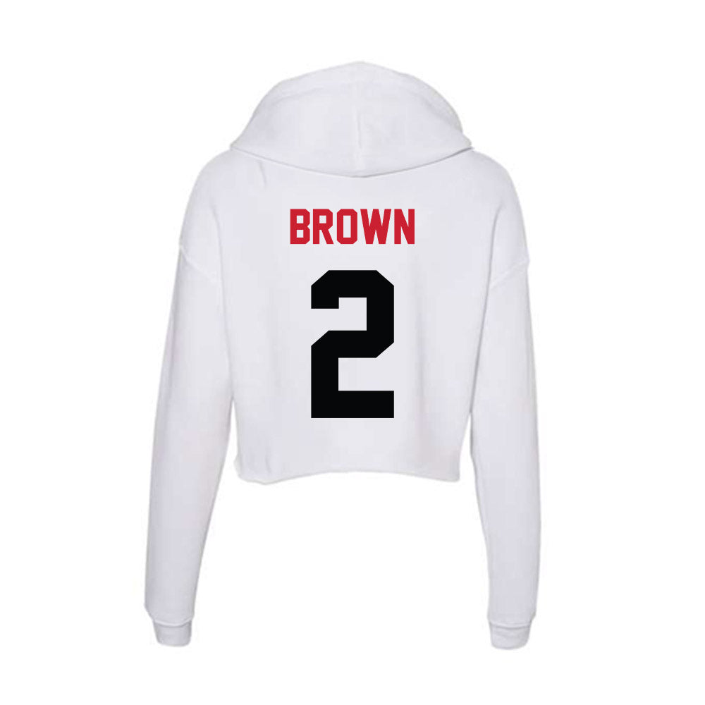 SEMO - NCAA Football : Isaac Brown - Women's Crop Fleece Hoodie-1