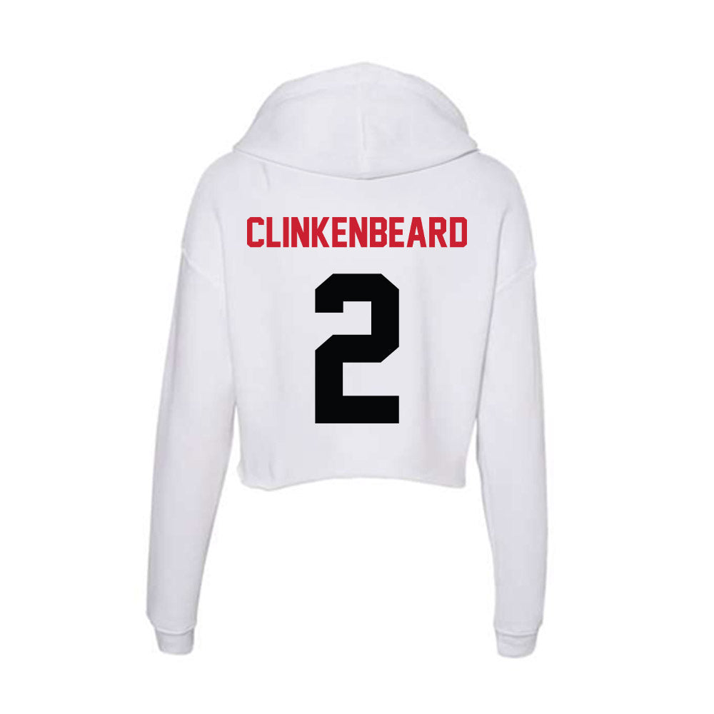 SEMO - NCAA Football : Jack Clinkenbeard - Women's Crop Fleece Hoodie-1