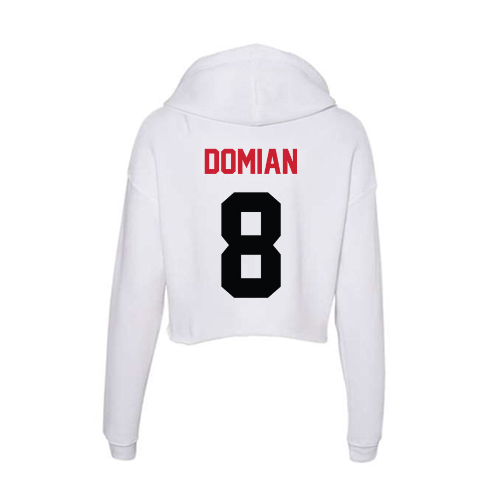 SEMO - NCAA Women's Soccer : Maya Domian - Women's Crop Fleece Hooded Sweatshirt-1