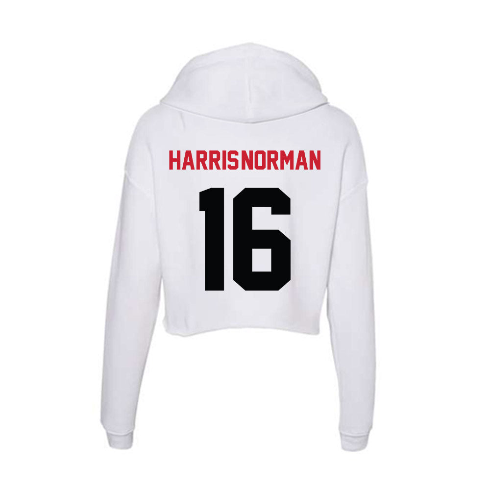 SEMO - NCAA Football : Khylen Harris-Norman - Women's Crop Fleece Hoodie-1