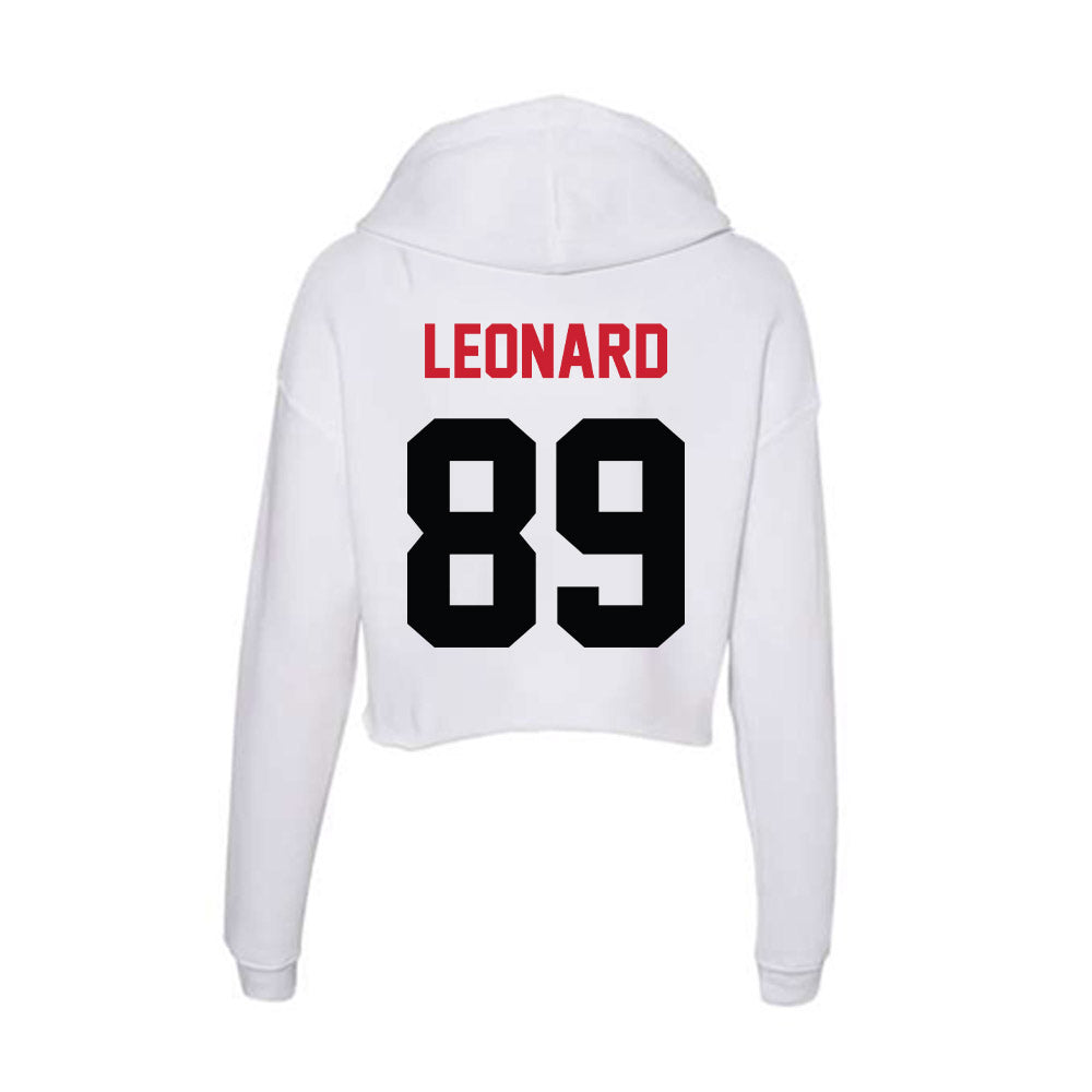 SEMO - NCAA Football : Clayton Leonard - Women's Crop Fleece Hoodie-1