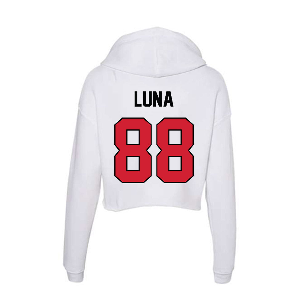 UNLV - NCAA Softball : Soleil Luna - Women's Crop Fleece Hoodie-1