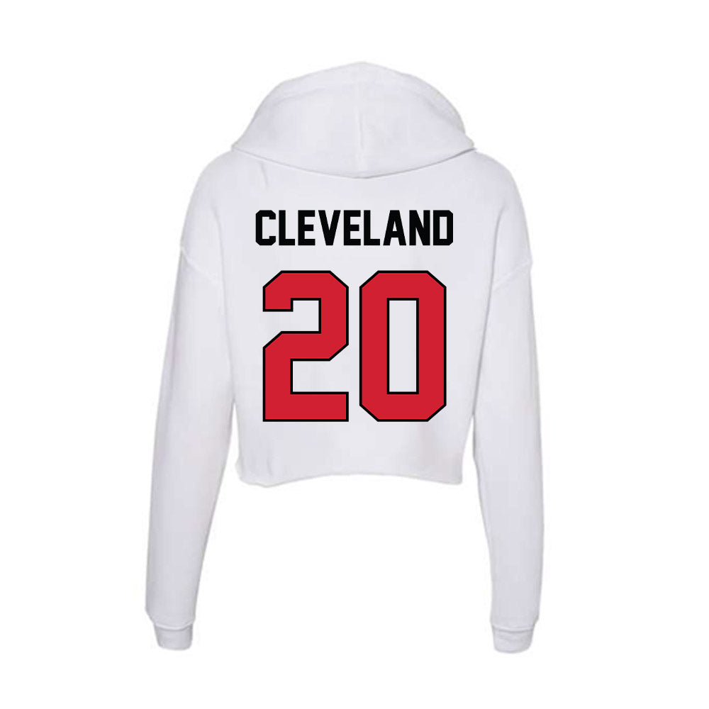 UNLV - NCAA Football : Landyn Cleveland - Women's Crop Fleece Hoodie-1