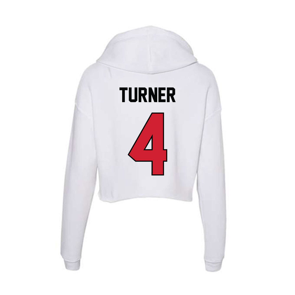 UNLV - NCAA Softball : Natalie Turner - Women's Crop Fleece Hoodie-1