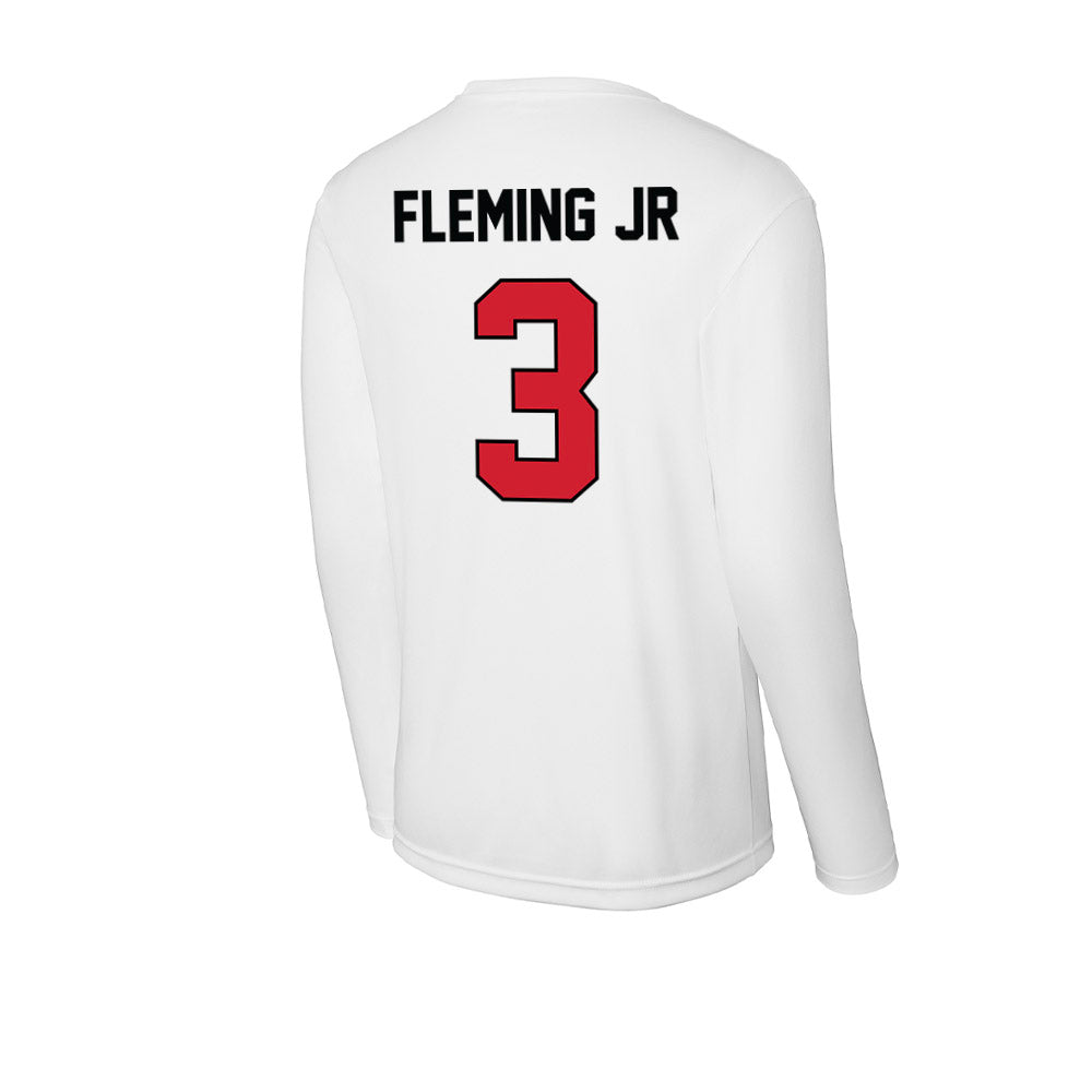 UNLV - NCAA Men's Basketball : Howard Fleming Jr - Activewear Long Sleeve T-Shirt-1