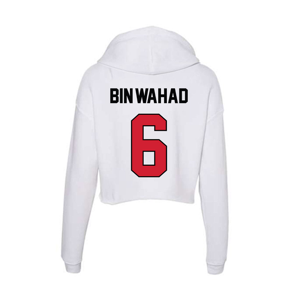 UNLV - NCAA Football : Mumu Bin-Wahad - Women's Crop Fleece Hoodie-1