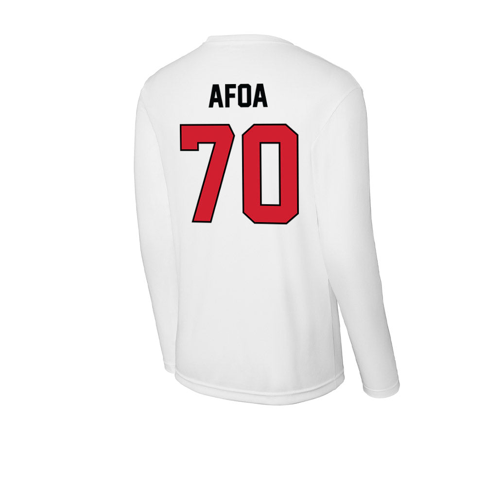 UNLV - NCAA Football : Alekai Afoa - Activewear Long Sleeve T-Shirt-1