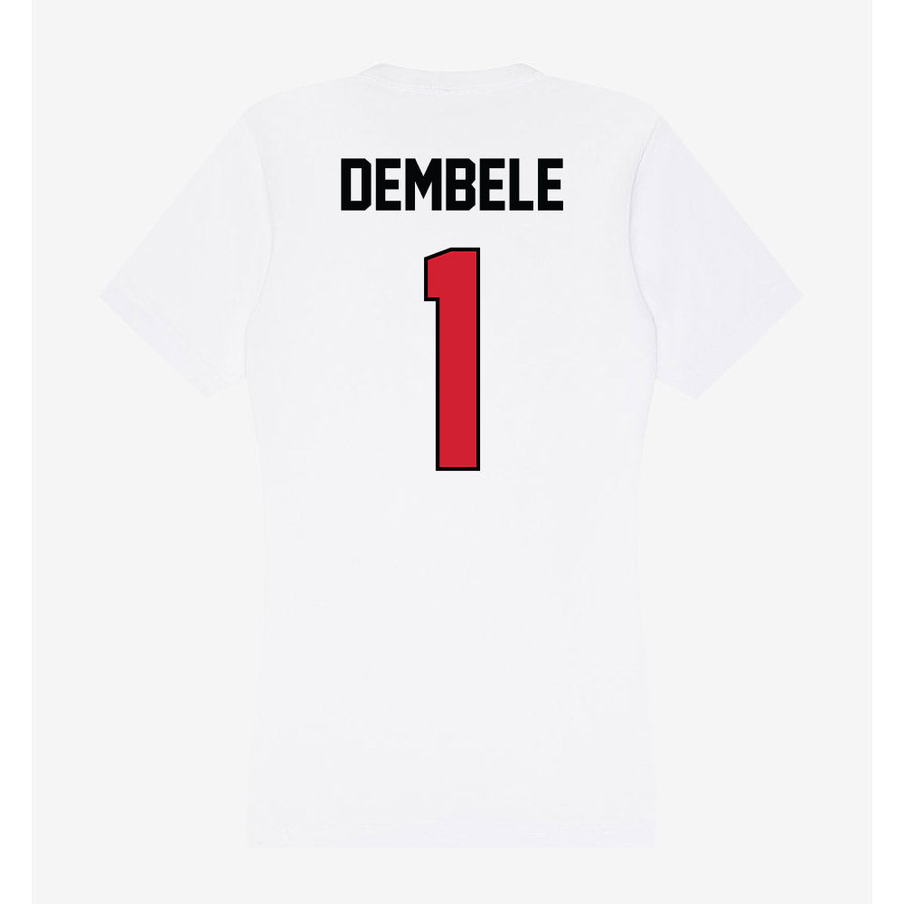 UNLV - NCAA Men's Basketball : Ladji Dembele - Women's V-Neck T-Shirt-1