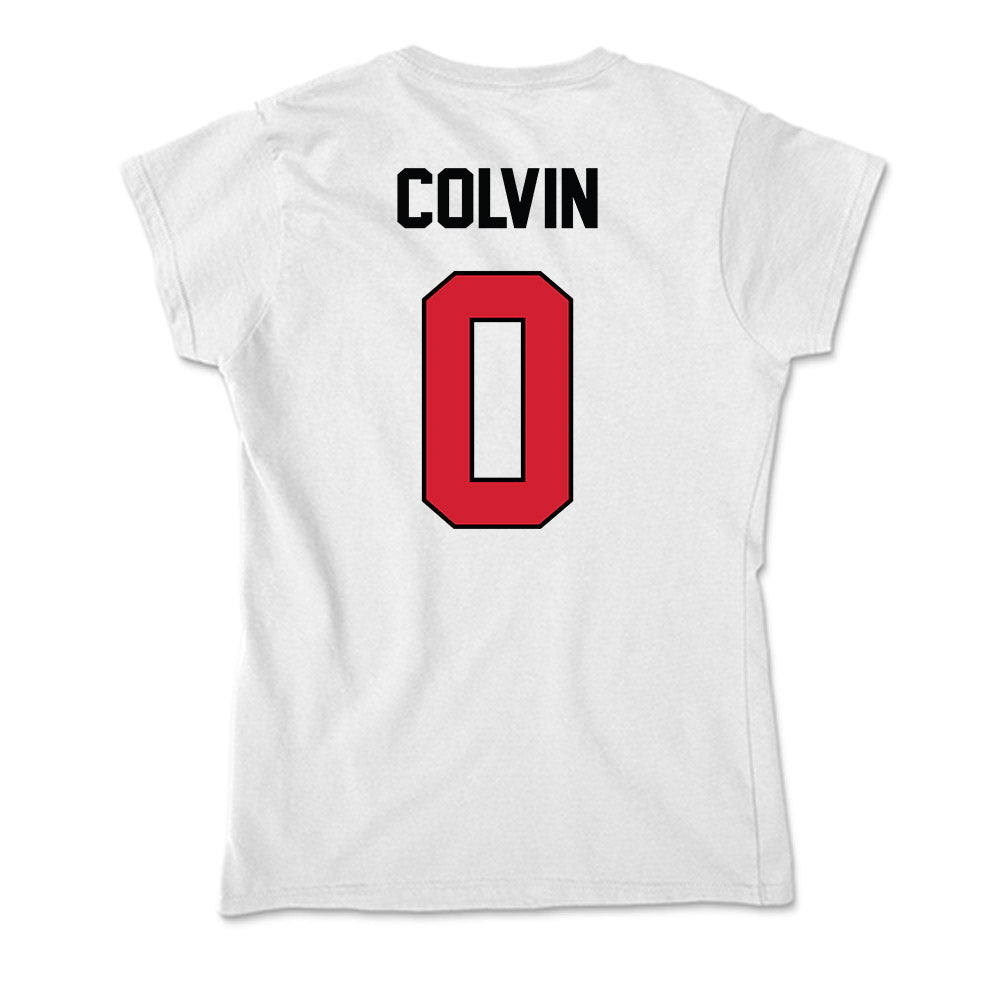 UNLV - NCAA Women's Basketball : Teagan Colvin - Soft Style Women’s T-Shirt-1
