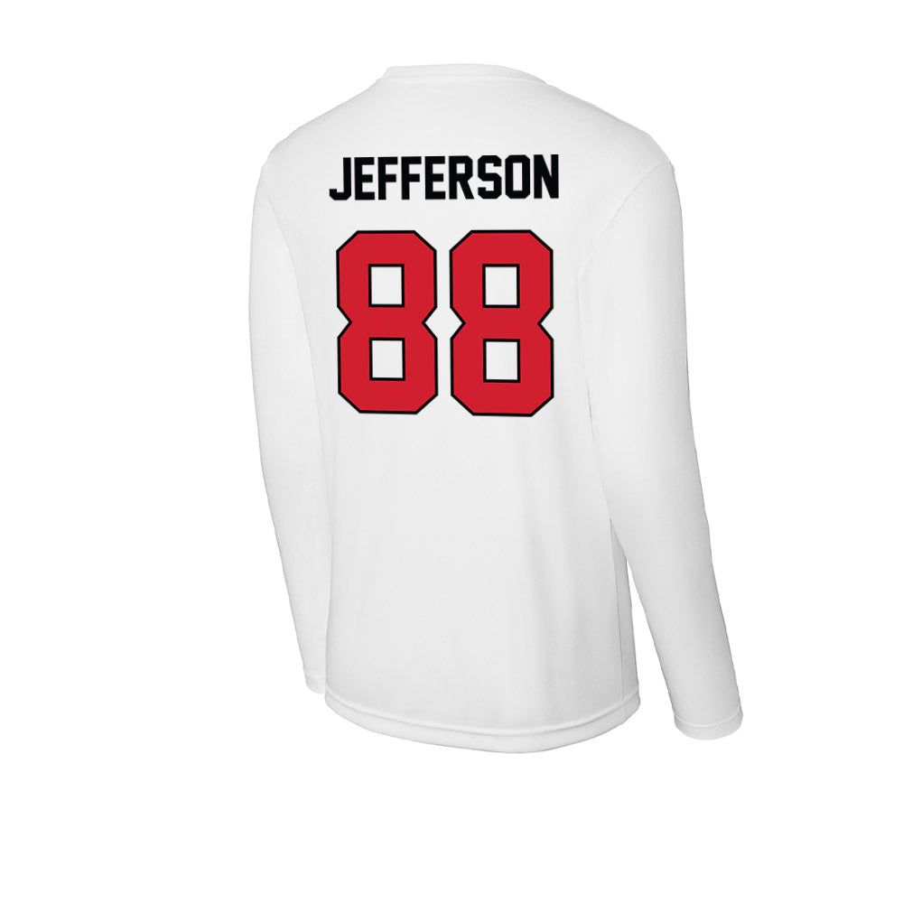 UNLV - NCAA Football : Velltray Jefferson - Activewear Long Sleeve T-Shirt-1