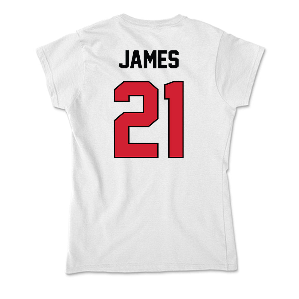UNLV - NCAA Women's Basketball : Trystan James - Soft Style Women’s T-Shirt-1