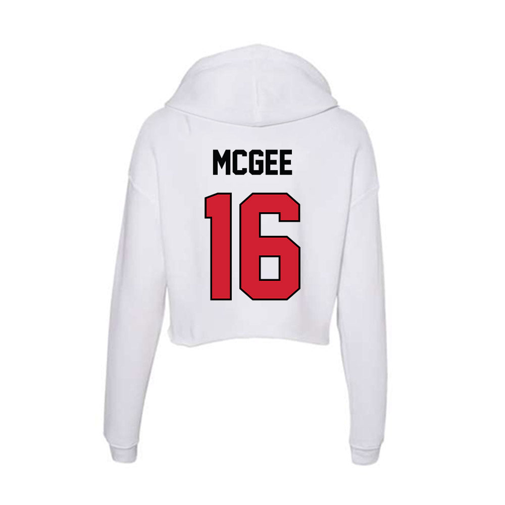 UNLV - NCAA Football : Kayden McGee - Women's Crop Fleece Hoodie-1