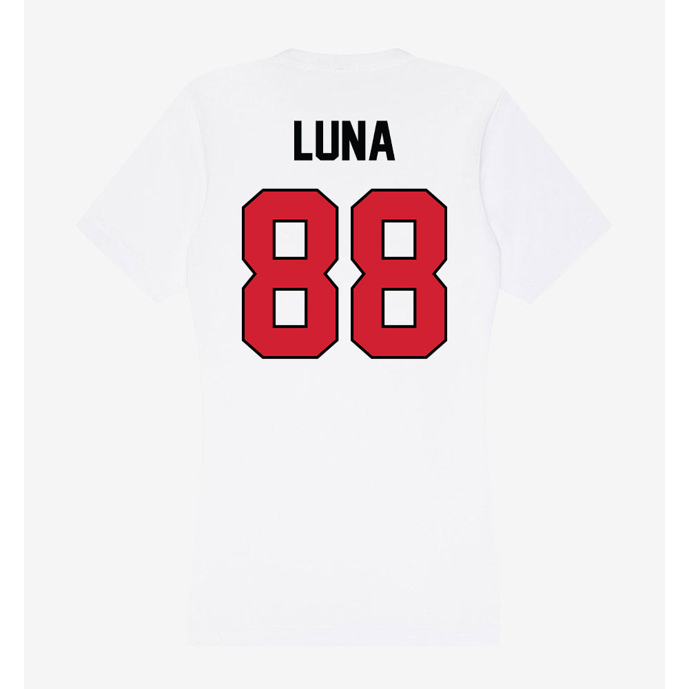 UNLV - NCAA Softball : Soleil Luna - Women's V-Neck T-Shirt-1