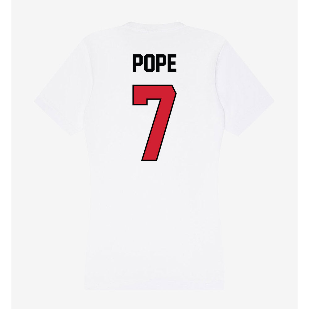 UNLV - NCAA Football : Jake Pope - Women's V-Neck T-Shirt-1