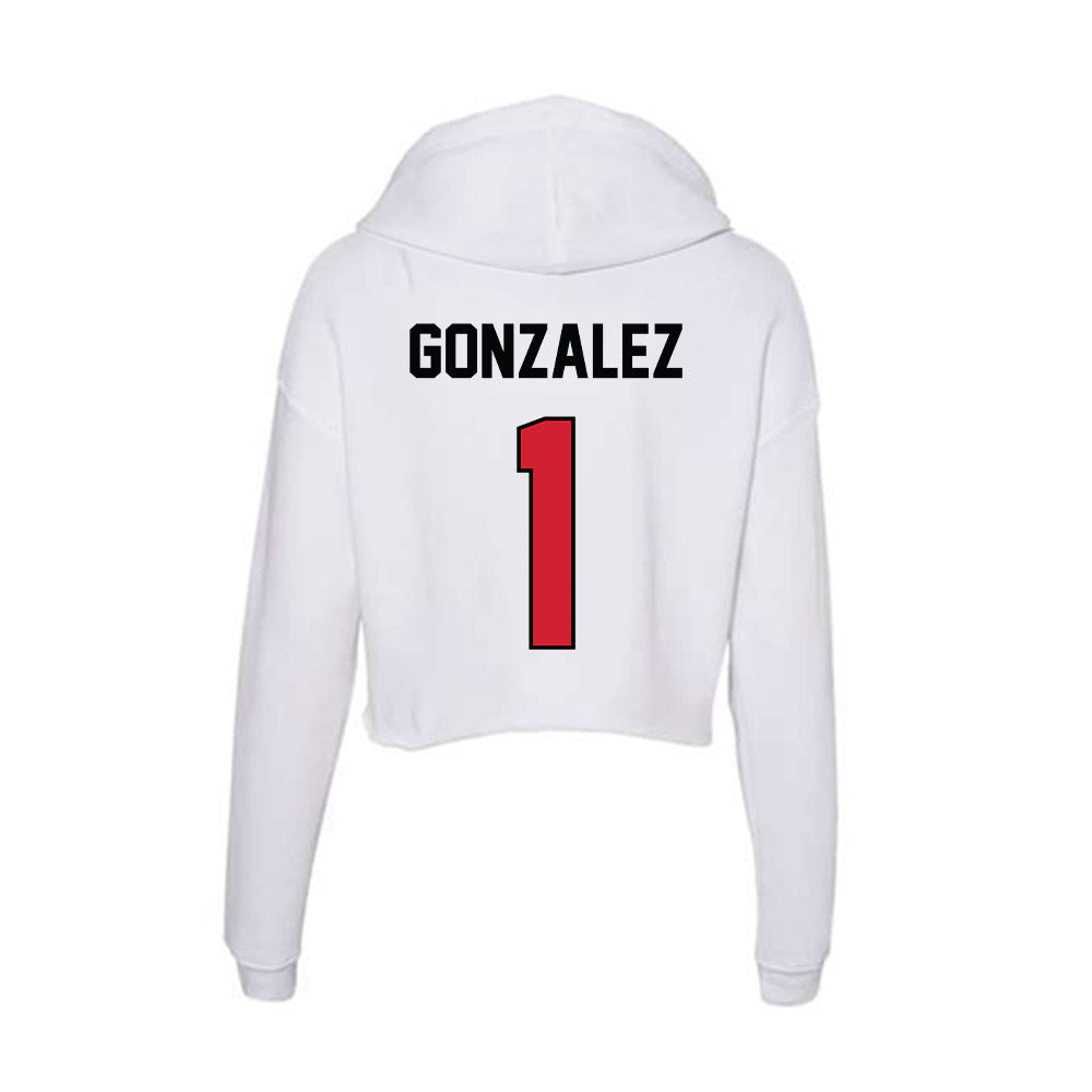 UNLV - NCAA Softball : Lyla Gonzalez - Women's Crop Fleece Hoodie-1