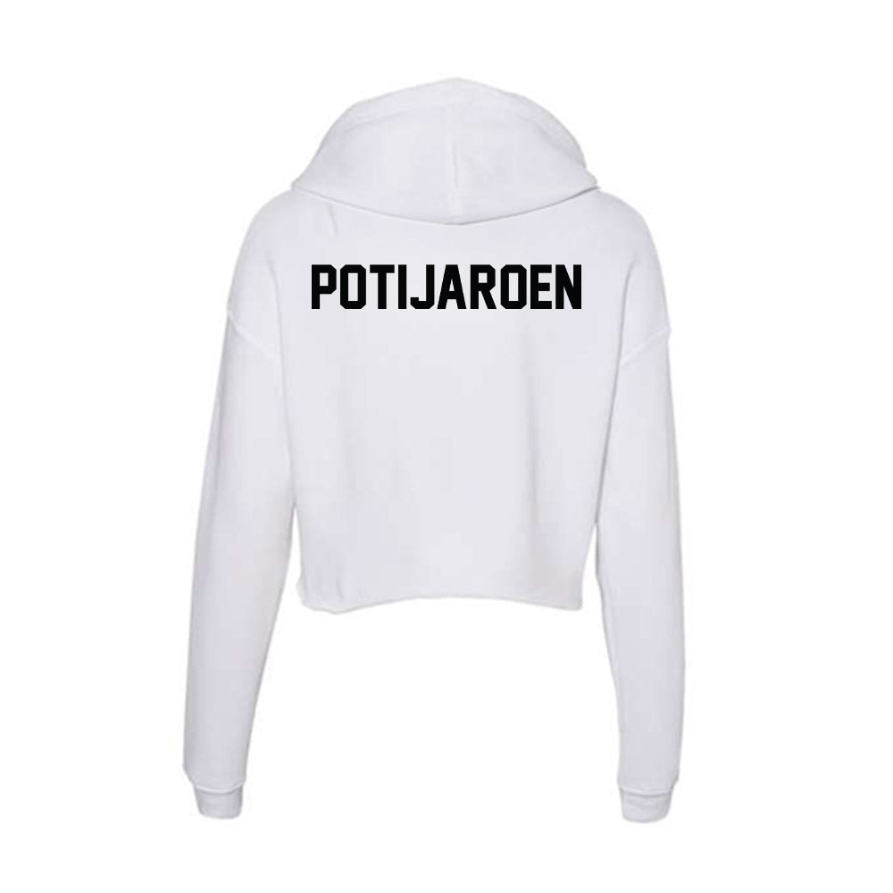 UNLV - NCAA Cheerleading : Tisha Potijaroen - Women's Crop Fleece Hoodie-1