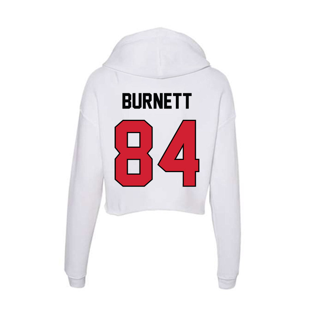 UNLV - NCAA Football : Keyan Burnett - Women's Crop Fleece Hoodie-1