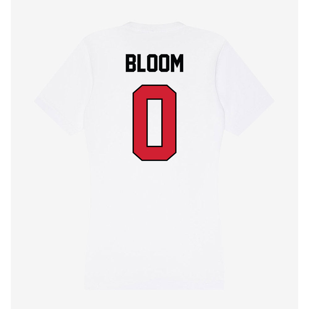 UNLV - NCAA Women's Basketball : Tahj-Monet Bloom - Women's V-Neck T-Shirt-1