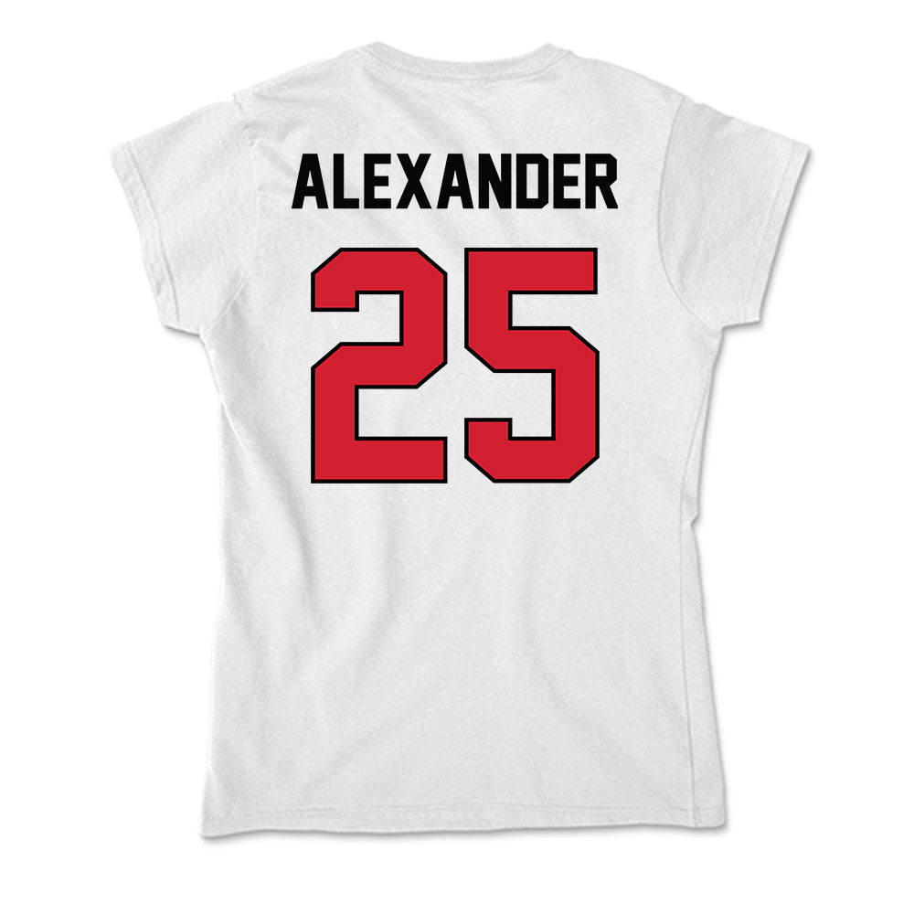 UNLV - NCAA Women's Basketball : Aaliyah Alexander - Soft Style Women’s T-Shirt-1
