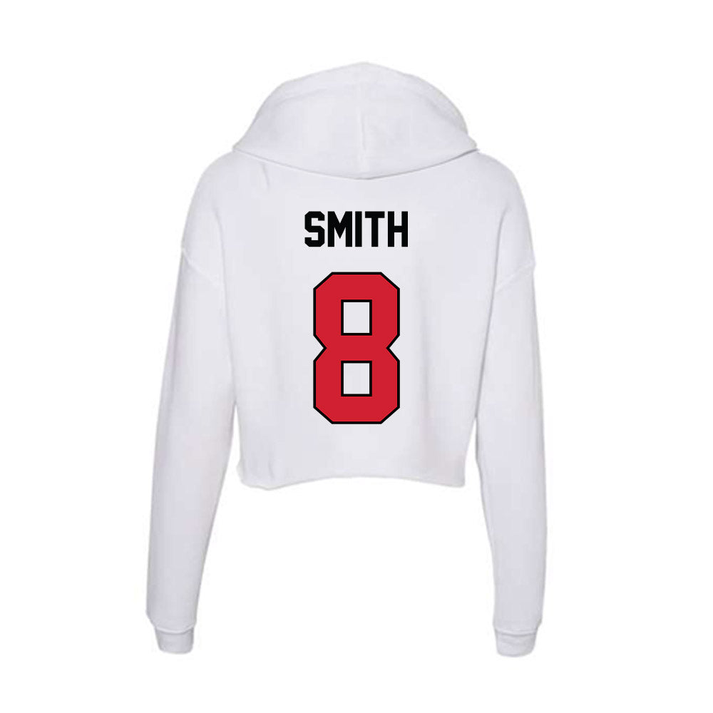 UNLV - NCAA Baseball : Kevin Smith - Women's Crop Fleece Hoodie-1