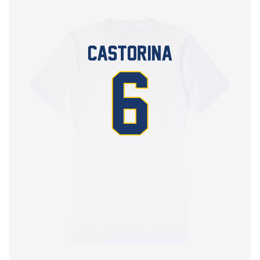 Drexel - NCAA Women's Soccer : Jessica Castorina - Women's V-Neck T-Shirt-1