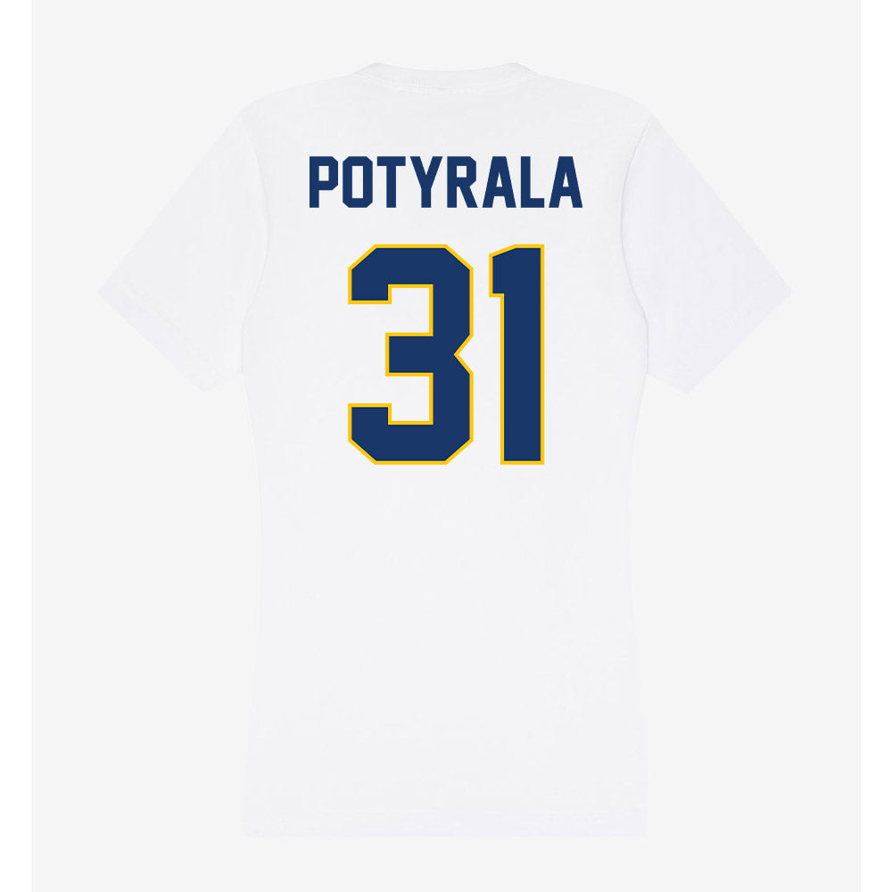 Drexel - NCAA Men's Lacrosse : Brady Potyrala - Women's V-Neck T-Shirt-1